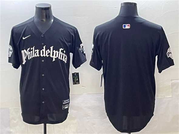 Men's Philadelphia Phillies Blank Black GOTHIC Vapor Limited Stitched Jersey,We sell and wholesale Men's Philadelphia Phillies Blank Black GOTHIC Vapor Limited Stitched Jersey on line form chian!